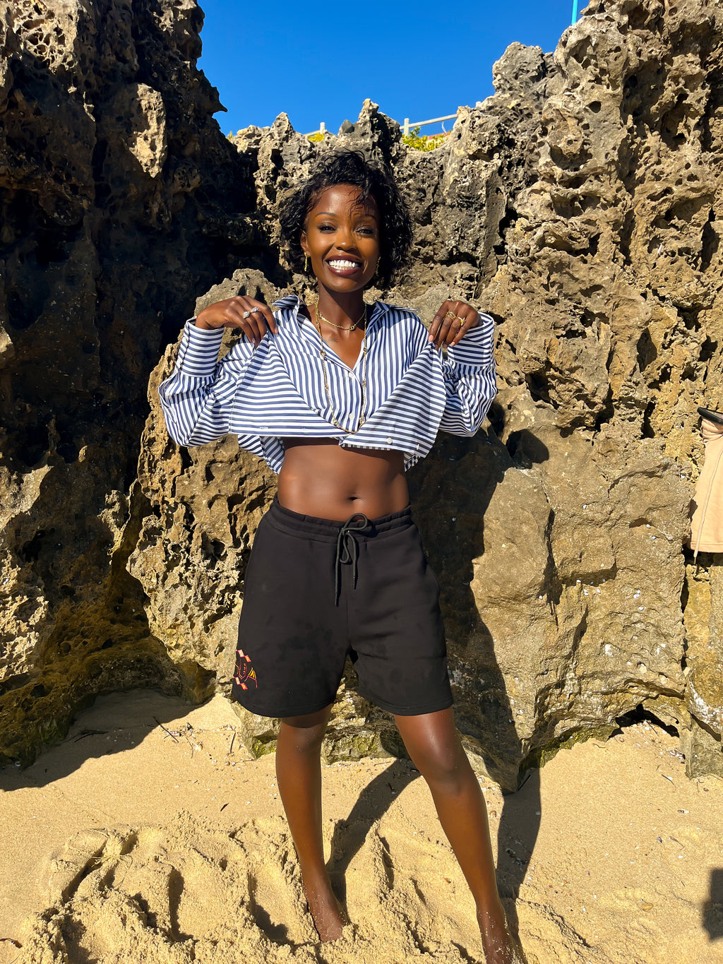 Black Maasai Shorts