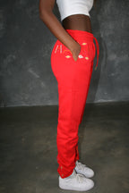 Moto Moto Red Sweat Pants