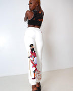 Versatile Terry Maasai Snowy Cotton Sweatpants