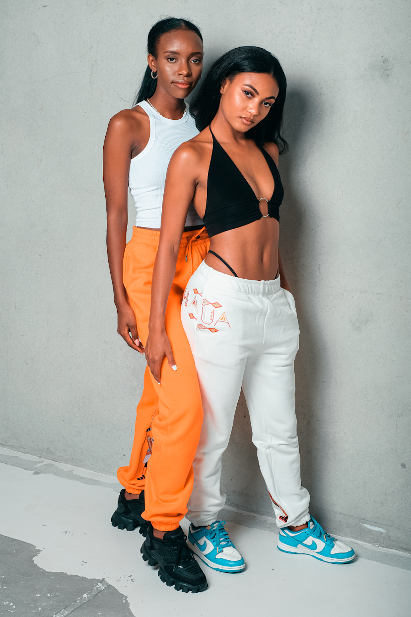 Versatile Terry Maasai Snowy Cotton Sweatpants