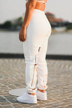 Versatile Terry Maasai Snowy Cotton Sweatpants