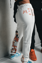 Versatile Terry Maasai Snowy Cotton Sweatpants