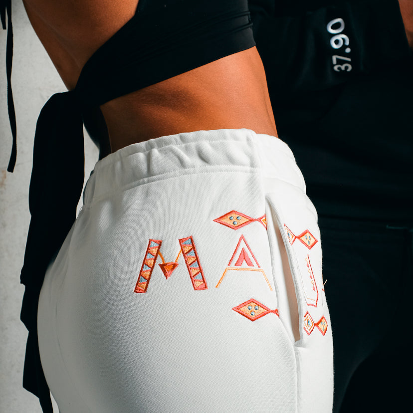 Versatile Terry Maasai Snowy Cotton Sweatpants